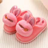 Toddlers Kids 3D Rabbit Flannel Warm Winter Home House Slippers