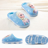Toddlers Kids Frozen Elsa Princess Flannel Warm Winter Home House Slippers