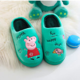 Toddlers Kids Embroidered Peppa Pig Warm Winter Home House Slippers