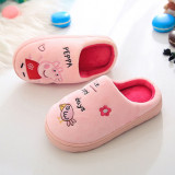 Toddlers Kids Embroidered Peppa Pig Warm Winter Home House Slippers