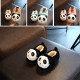 Toddlers Kids Panda Flannel Warm Winter Home House Slippers Shoes