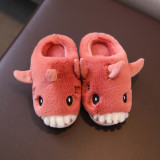 Toddlers Kids 3D Shark Flannel Warm Winter Home House Slippers