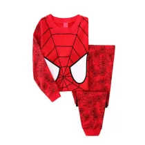 Kids Spider Pajamas Sleepwear Set Long Sleeve Cotton Pjs
