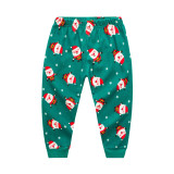Kids Christmas Man Pajamas Sleepwear Set Long-sleeve Cotton Pjs