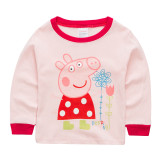 Kids Peppa Pig Pajamas Sleepwear Set Long-sleeve Cotton Pjs