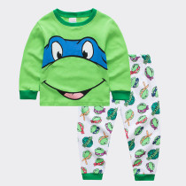 Kids Teenage Mutant Ninja Turtles Pajamas Sleepwear Set Long-sleeve Cotton Pjs