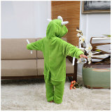 Kids Green The One Eyed Monster Onesie Kigurumi Pajamas Animal Costumes for Unisex Children