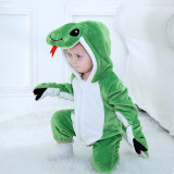 Baby Green Snake Onesie Kigurumi Pajamas Animal Costumes for Unisex Babys