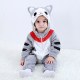 Baby Chi's Sweet Home Grey Cat Onesie Kigurumi Pajamas Animal Costumes for Unisex Babys