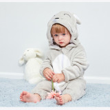 Baby Grey Mouse Onesie Kigurumi Pajamas Animal Costumes for Unisex Babys