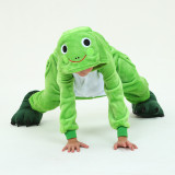 Kids Green Frog Onesie Kigurumi Pajamas Animal Costumes for Unisex Children