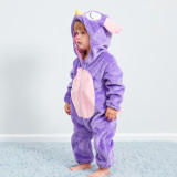 Baby Purple Owl Onesie Kigurumi Pajamas Animal Costumes for Unisex Babys