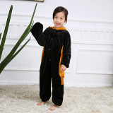 Kids Brown Raccoon Onesie Kigurumi Pajamas Animal Costumes for Unisex Children