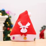 Christmas Hat One Piece Non-Woven Pleuche for Childrens and Adults Randomly Sent