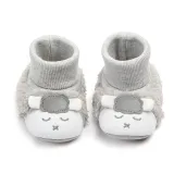 Baby Toddlers Girls Boy Plush Sheep Non-Skid Indoor Add Wool Winter Warm Shoes Socks