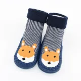 Baby Toddlers Girls Boy Cute Animals Stripes Knit Non-Skid Indoor Winter Warm Shoes Socks
