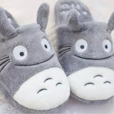 Adult Cozy Flannel Totoro Animal House Winter Warm Soft Sole Slippers