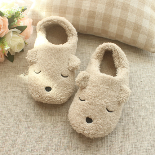 Adult Cozy Plush Cute Bear Animal House Winter Warm Soft Sole Footwear