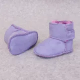 Baby Toddlers Girls Boy Suede Add Wool Winter Warm Shoes Snow Boot