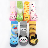 Baby Toddlers Girls Boy Cute 3D Animals Non-Skid Indoor Winter Warm Shoes Socks