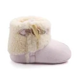 Baby Toddlers Boy Girls Flannel Wool Non-Skid Indoor Slipper Winter Warm Shoes Socks