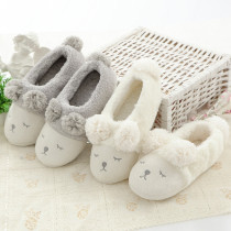 Adult Cozy Flannel Cute Sheep Animal House Family Winter Warm Footwear