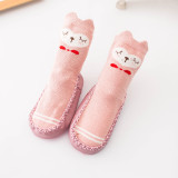 Baby Toddlers Girls Boy Cute Animals Non-Skid Indoor Winter Warm Shoes Socks