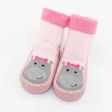 Baby Toddlers Girls Boy Cute Animals Stripes Knit Non-Skid Indoor Winter Warm Shoes Socks