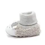 Baby Toddlers Girls Boy Plush Sheep Non-Skid Indoor Add Wool Winter Warm Shoes Socks