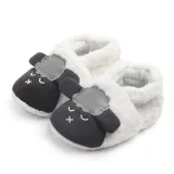 Baby Toddlers Boy Girls Plush Sheep Non-Skid Indoor Slipper Winter Warm Shoes Socks