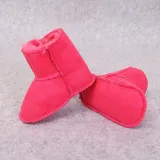 Baby Toddlers Girls Boy Suede Add Wool Winter Warm Shoes Snow Boot