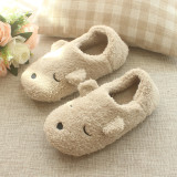 Adult Cozy Plush Cute Bear Animal House Winter Warm Soft Sole Footwear