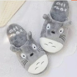 Adult Cozy Flannel Totoro Animal House Winter Warm Soft Sole Slippers