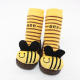Baby Toddlers Girls Boy Cute 3D Animals Non-Skid Indoor Winter Warm Shoes Socks