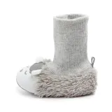 Baby Toddlers Girls Boy Plush Sheep Non-Skid Indoor Add Wool Winter Warm Shoes Socks