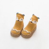 Baby Toddlers Girls Boy Cute Fox Non-Skid Indoor Winter Warm Shoes Socks