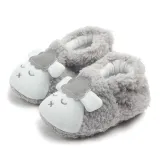 Baby Toddlers Boy Girls Plush Sheep Non-Skid Indoor Slipper Winter Warm Shoes Socks