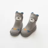 Baby Toddlers Girls Boy Cute Bear Non-Skid Indoor Winter Warm Shoes Socks