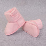 Baby Toddlers Girls Boy Suede Add Wool Winter Warm Shoes Snow Boot