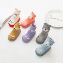 Baby Toddlers Girls Boy Cute Bear Non-Skid Indoor Winter Warm Shoes Socks