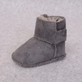 Baby Toddlers Girls Boy Suede Add Wool Winter Warm Shoes Snow Boot