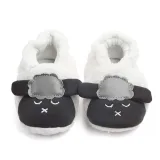 Baby Toddlers Boy Girls Plush Sheep Non-Skid Indoor Slipper Winter Warm Shoes Socks