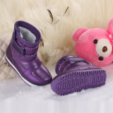 Kid Girl Add Wool Thicken Fluff Winter Warm Snow Boots