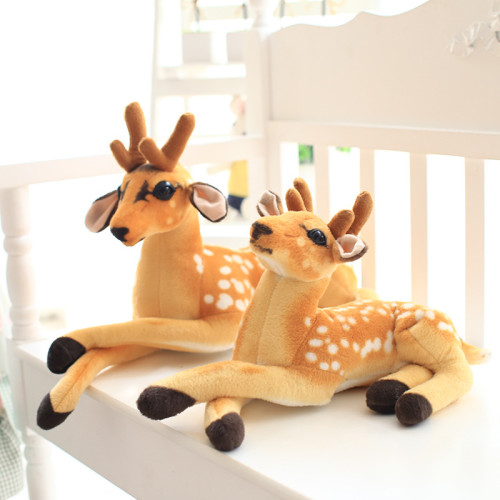 Brown Deer Soft Stuffed Plush Animal Doll for Kids Gift