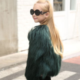 Toddler Kids Girl Plush Faux Fur Thick Warm Coats Outerwears