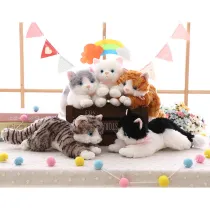 Electronic Cat Can Call Meow Meow Sound Soft Stuffed Plush Animal Doll Dog Cat Pet Toy