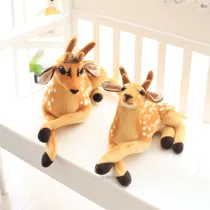 Brown Deer Soft Stuffed Plush Animal Doll for Kids Gift