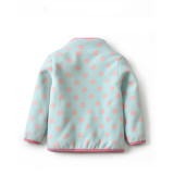 Toddler Kids Girls Polar Fleece Prints Hearts Leopard Full Zipper Jacket Outerwear Coats