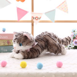 Electronic Cat Can Call Meow Meow Sound Soft Stuffed Plush Animal Doll Dog Cat Pet Toy