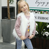 Toddler Kids Girl Plush Faux Fur Thick Warm Vest Coats Outerwears